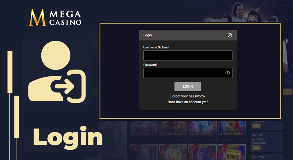 MEGA Casino-Login