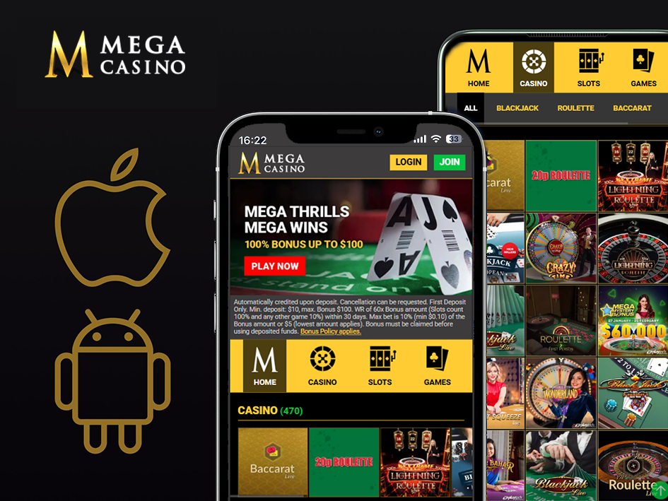 Mega Casino-App